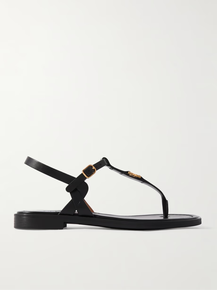 Marcie embellished leather sandals Marcie embellished leather sandals