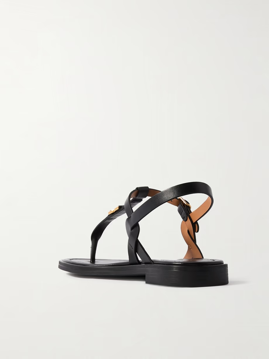 Marcie embellished leather sandals Marcie embellished leather sandals