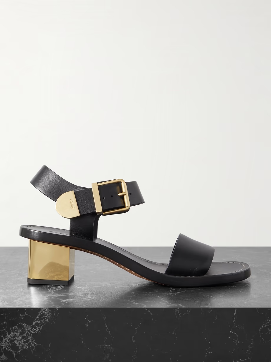 Rebecca embellished leather sandals Rebecca embellished leather sandals