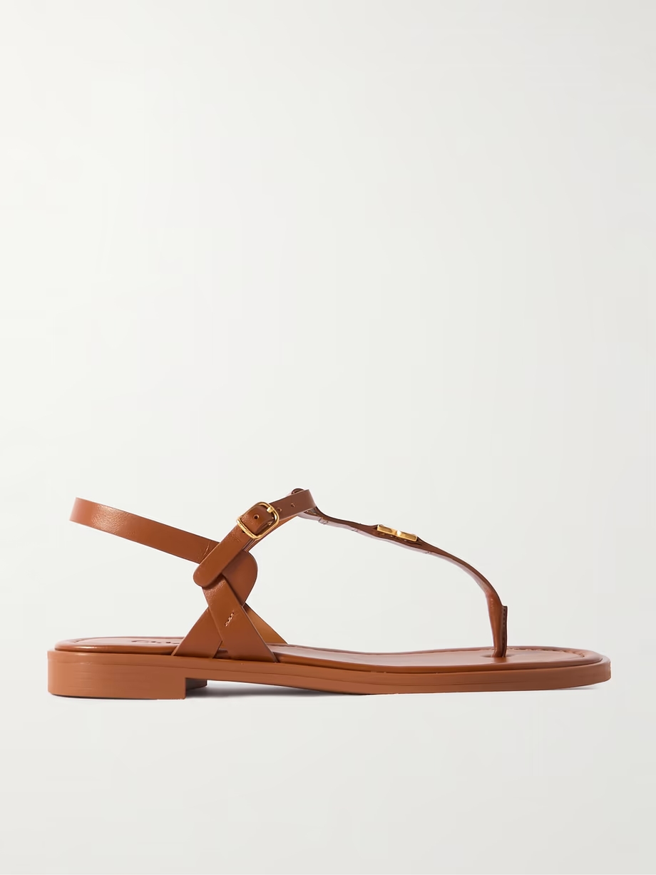 Marcie embellished leather sandals Marcie embellished leather sandals