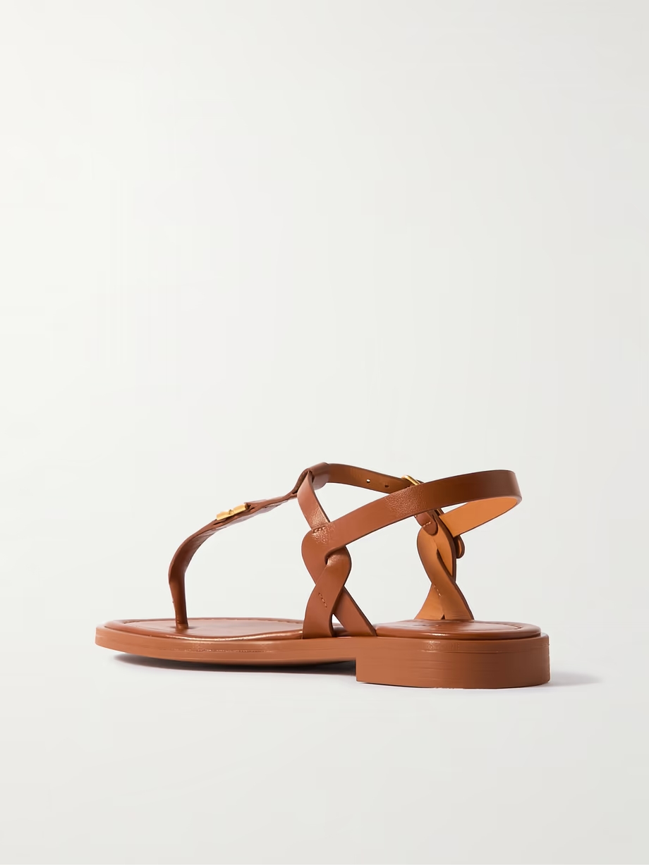 Marcie embellished leather sandals Marcie embellished leather sandals