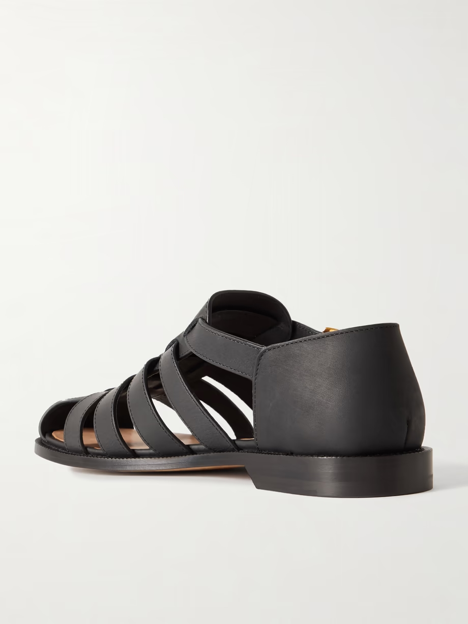 Campo cutout leather sandals Campo cutout leather sandals