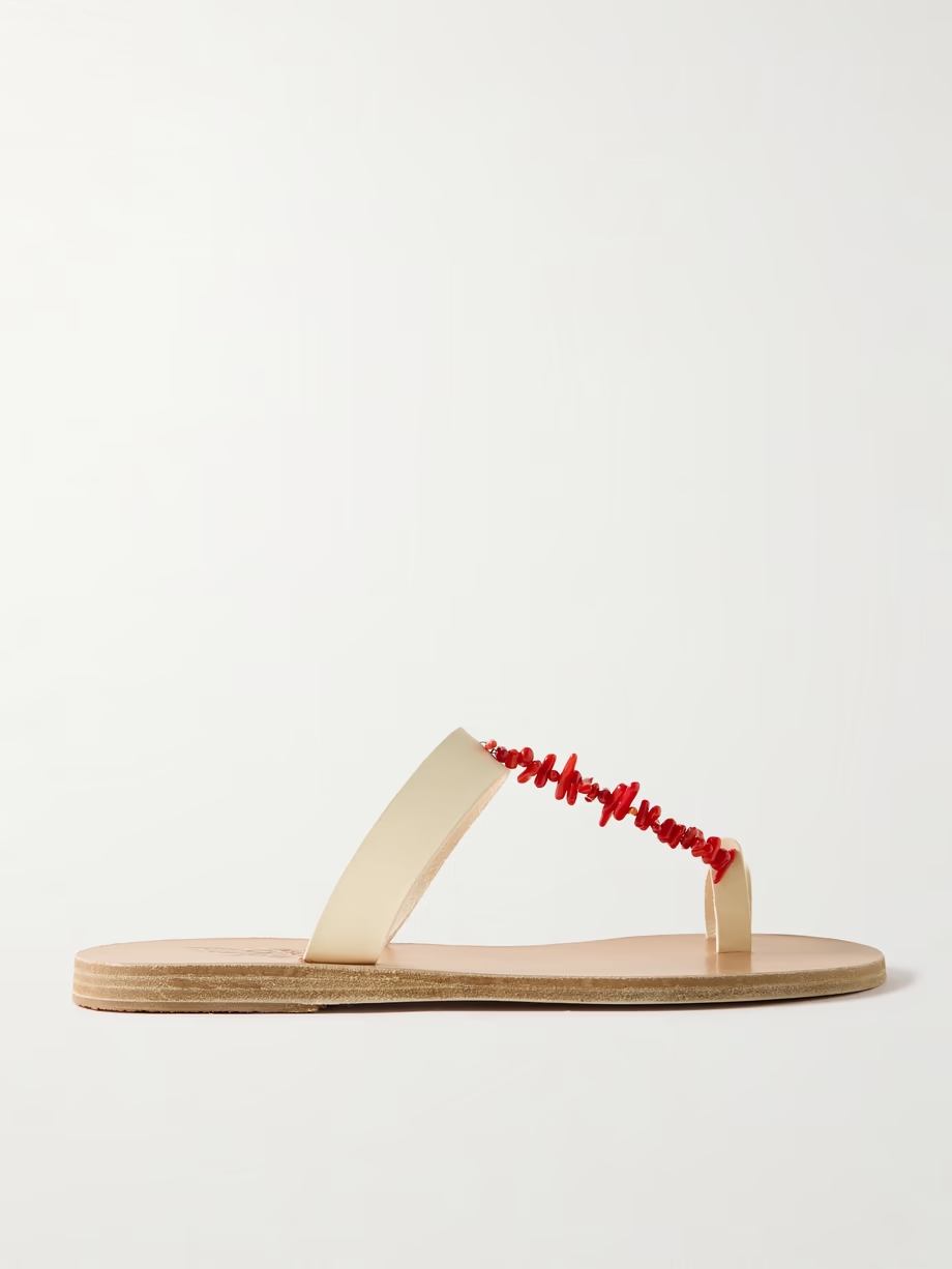 Iris embellished leather sandals Iris embellished leather sandals