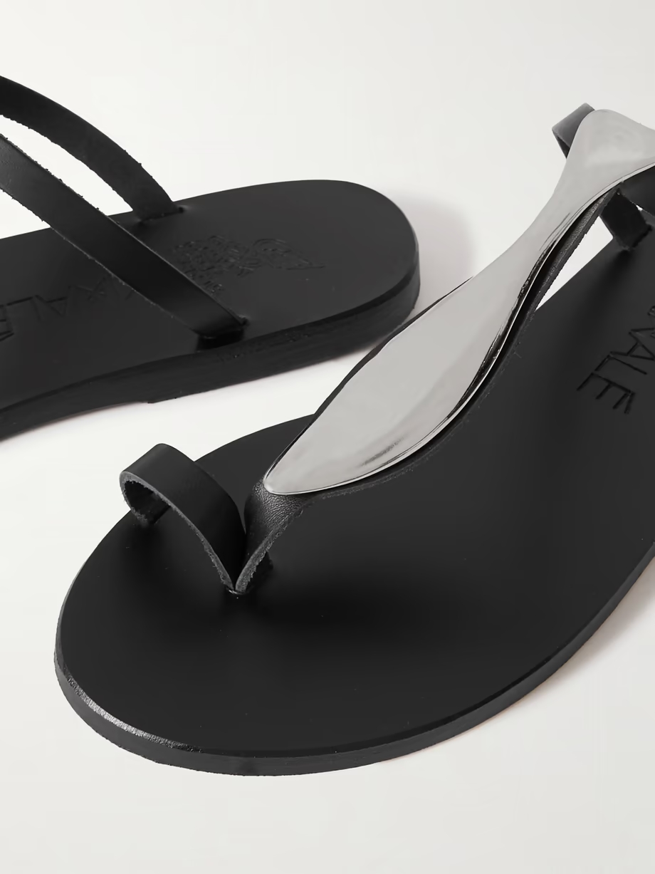 + KIMALÉ Awa embellished leather sandals + KIMALÉ Awa embellished leather sandals