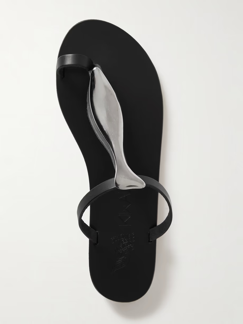+ KIMALÉ Awa embellished leather sandals + KIMALÉ Awa embellished leather sandals