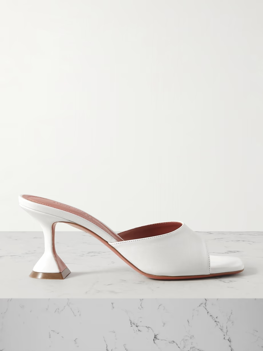 Lupita textured-leather pumps Lupita textured-leather pumps