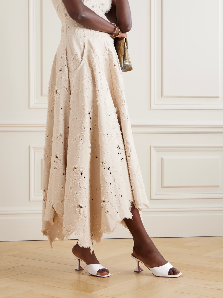 Lupita textured-leather pumps Lupita textured-leather pumps