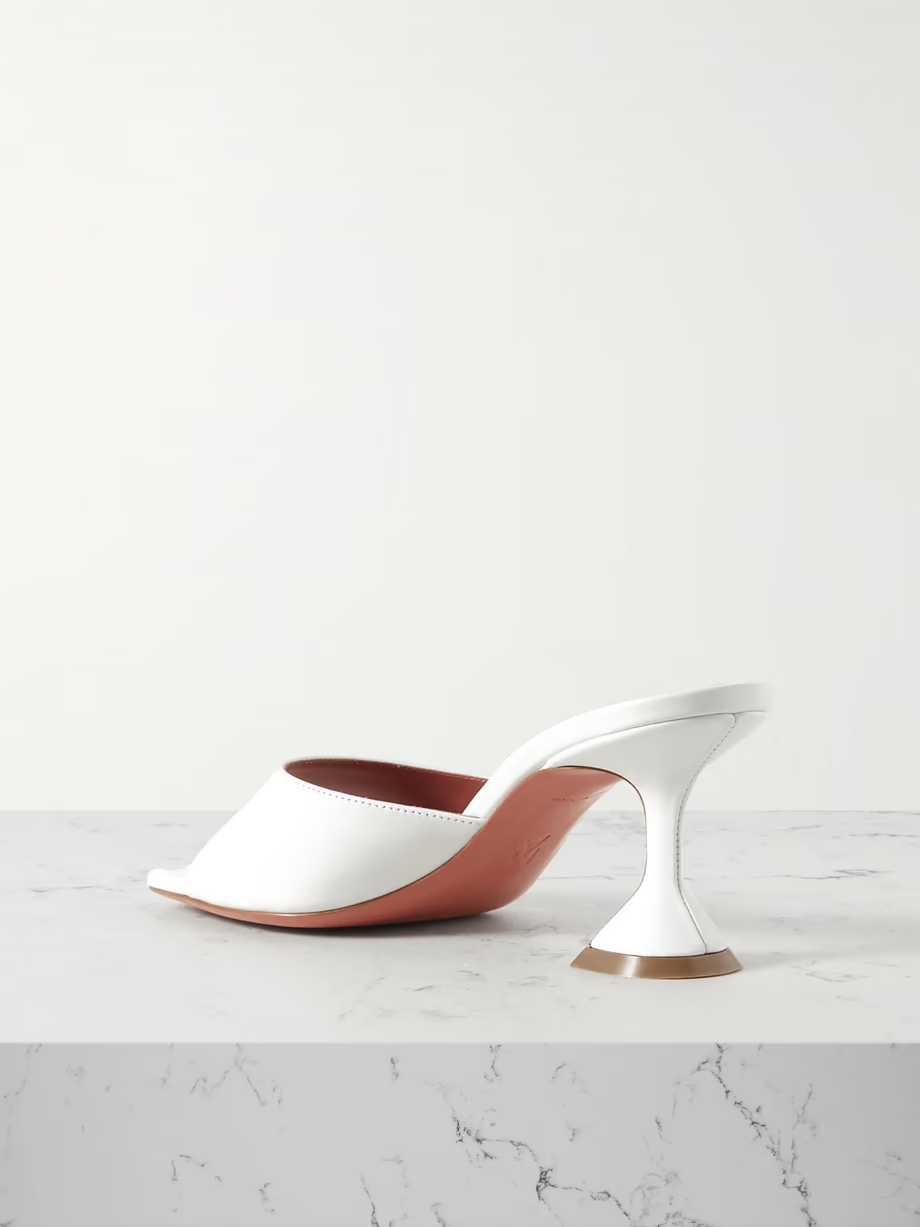 Lupita textured-leather pumps Lupita textured-leather pumps