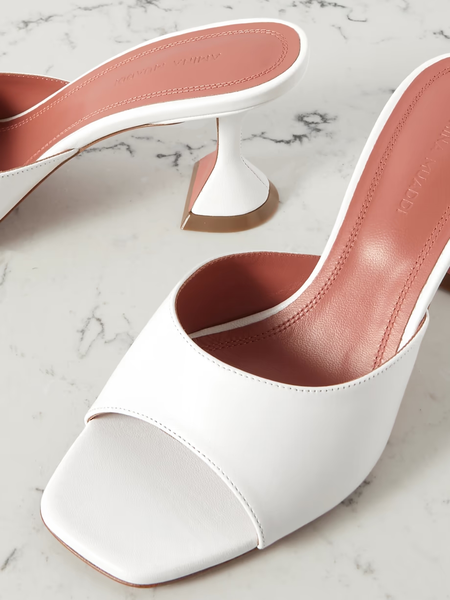 Lupita textured-leather pumps Lupita textured-leather pumps