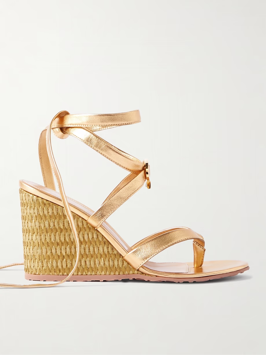 Oleg 85 leather wedge sandals Oleg 85 leather wedge sandals