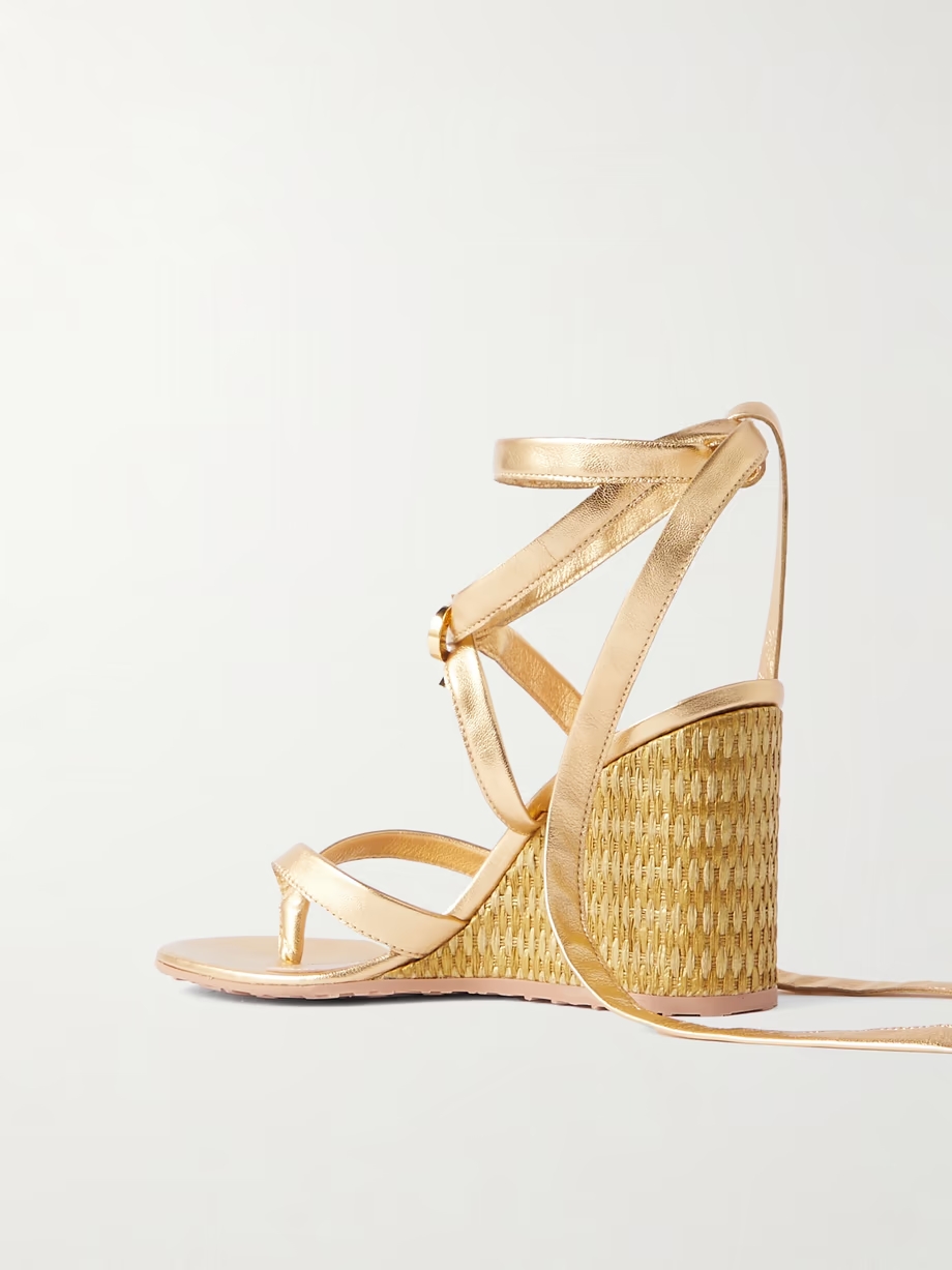 Oleg 85 leather wedge sandals Oleg 85 leather wedge sandals