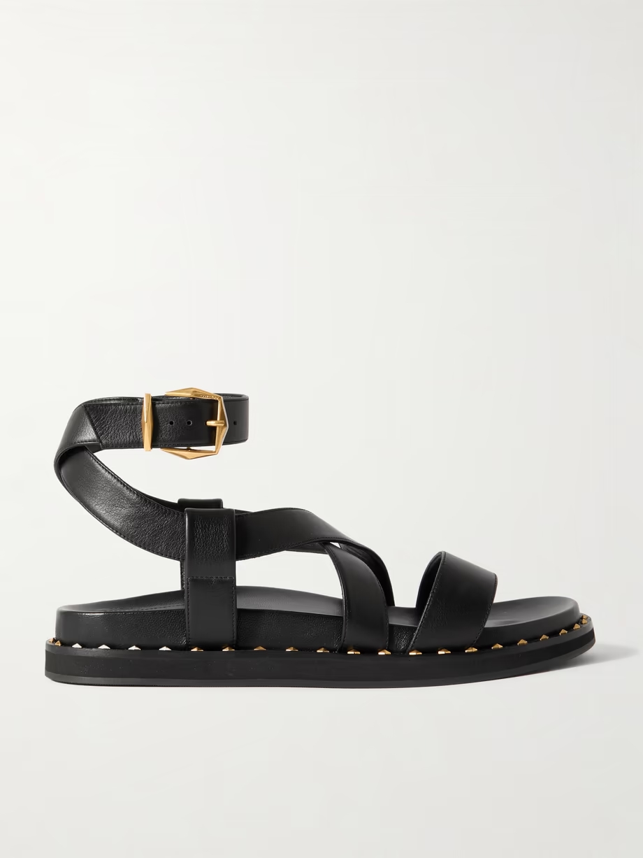 Blaise stud-embellished leather sandals Blaise stud-embellished leather sandals