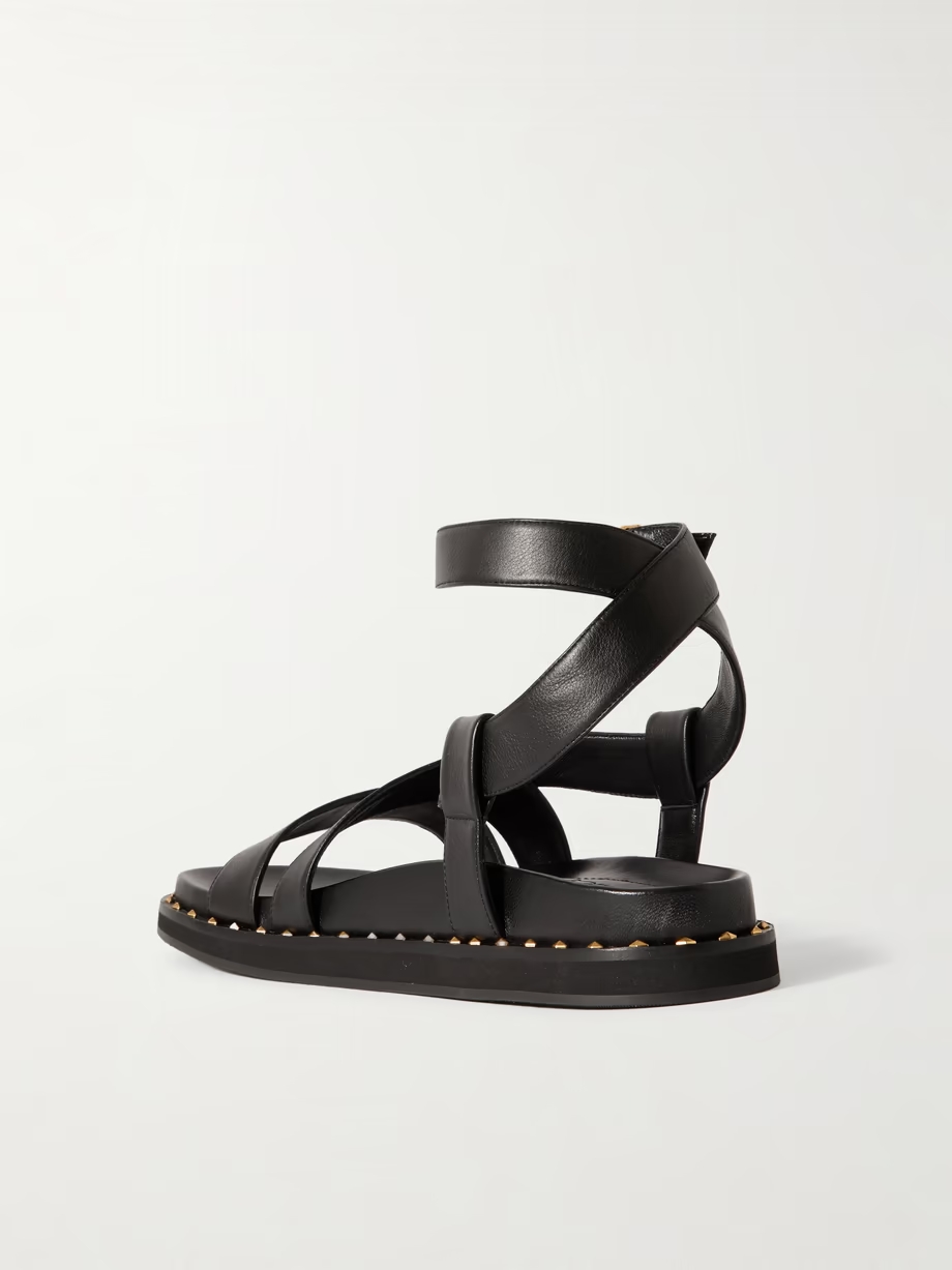 Blaise stud-embellished leather sandals Blaise stud-embellished leather sandals