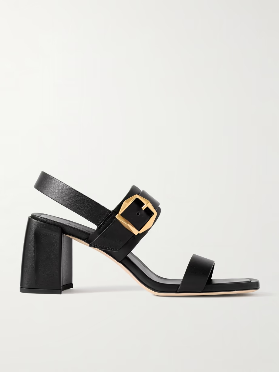 Hawke 70 embellished leather slingback sandals Hawke 70 embellished leather slingback sandals