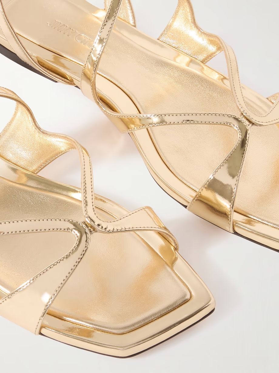 Ayla metallic leather sandals Ayla metallic leather sandals