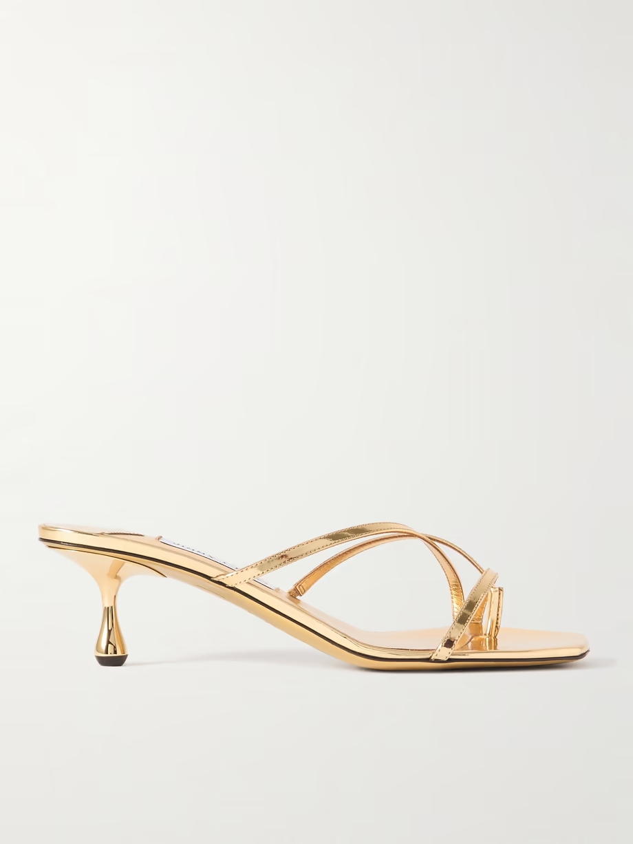 Etana 45 mirrored-leather mules Etana 45 mirrored-leather mules