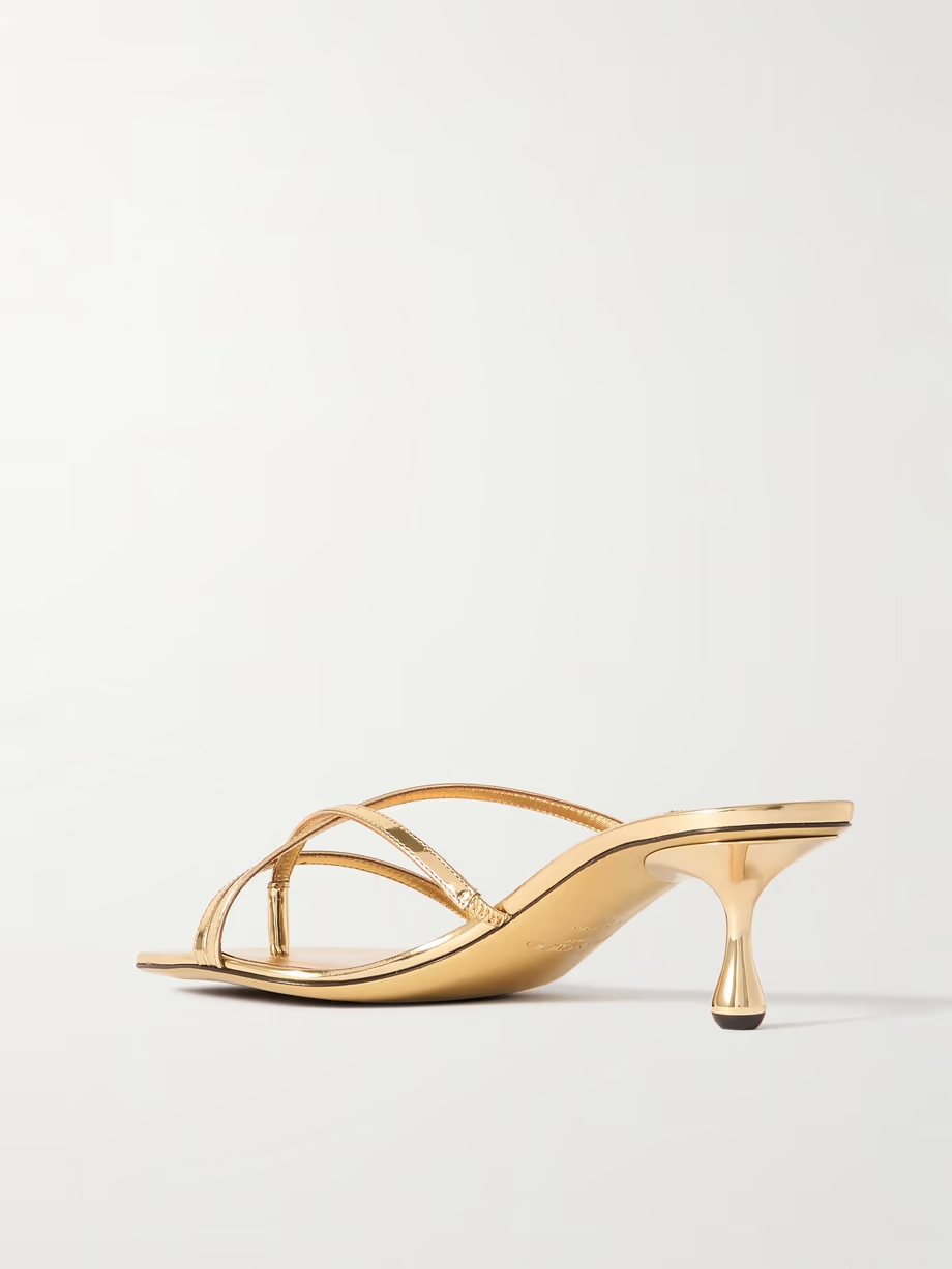 Etana 45 mirrored-leather mules Etana 45 mirrored-leather mules