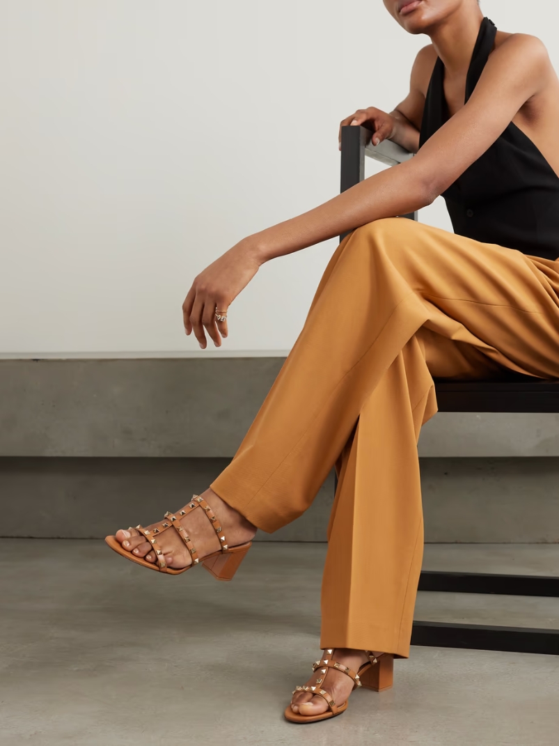 Valentino Garavani Rockstud 60 leather mules Valentino Garavani Rockstud 60 leather mules
