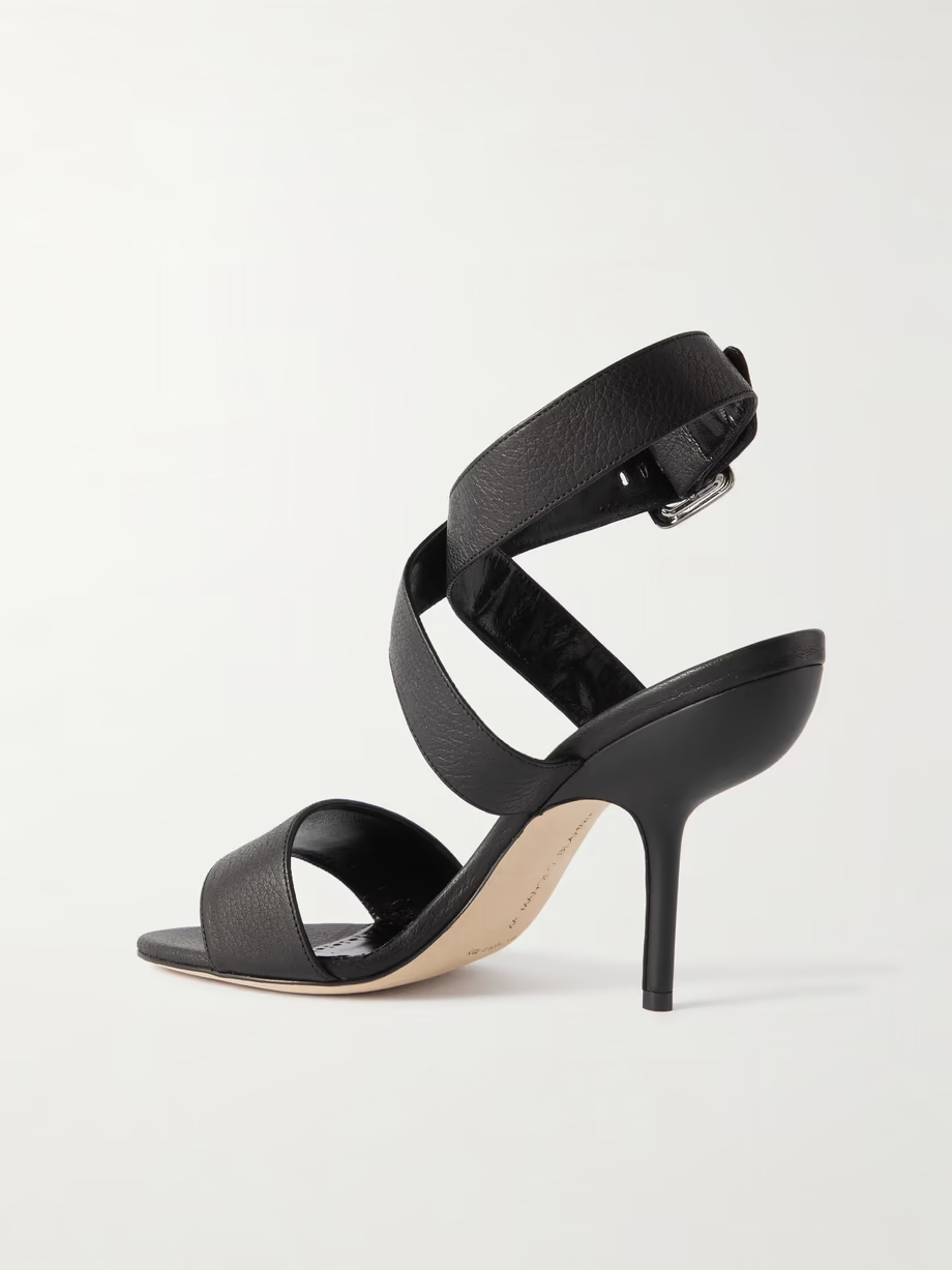 Helua 105 textured-leather sandals Helua 105 textured-leather sandals