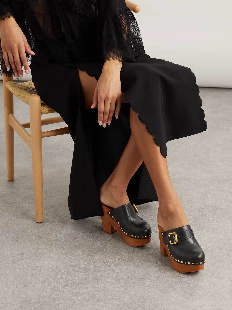 Jeanette studded platform clogs Jeanette studded platform clogs