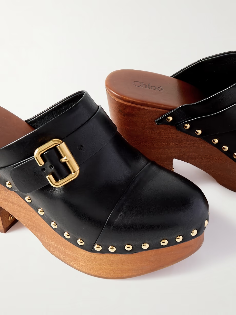 Jeanette studded platform clogs Jeanette studded platform clogs