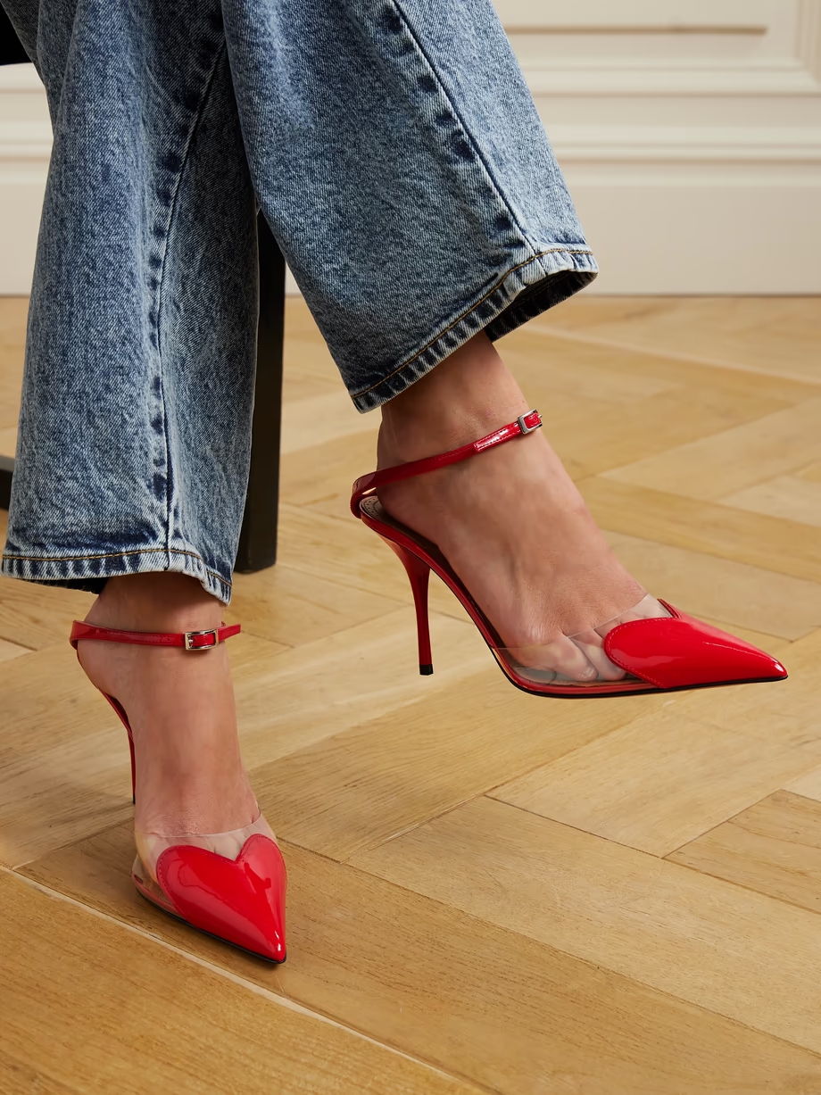 Cœur 90 PU and patent-leather pumps Cœur 90 PU and patent-leather pumps