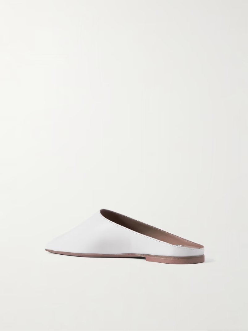 Leather mules Leather mules