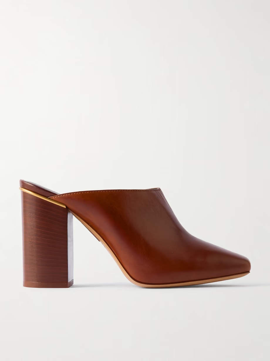 Ambre leather mules Ambre leather mules