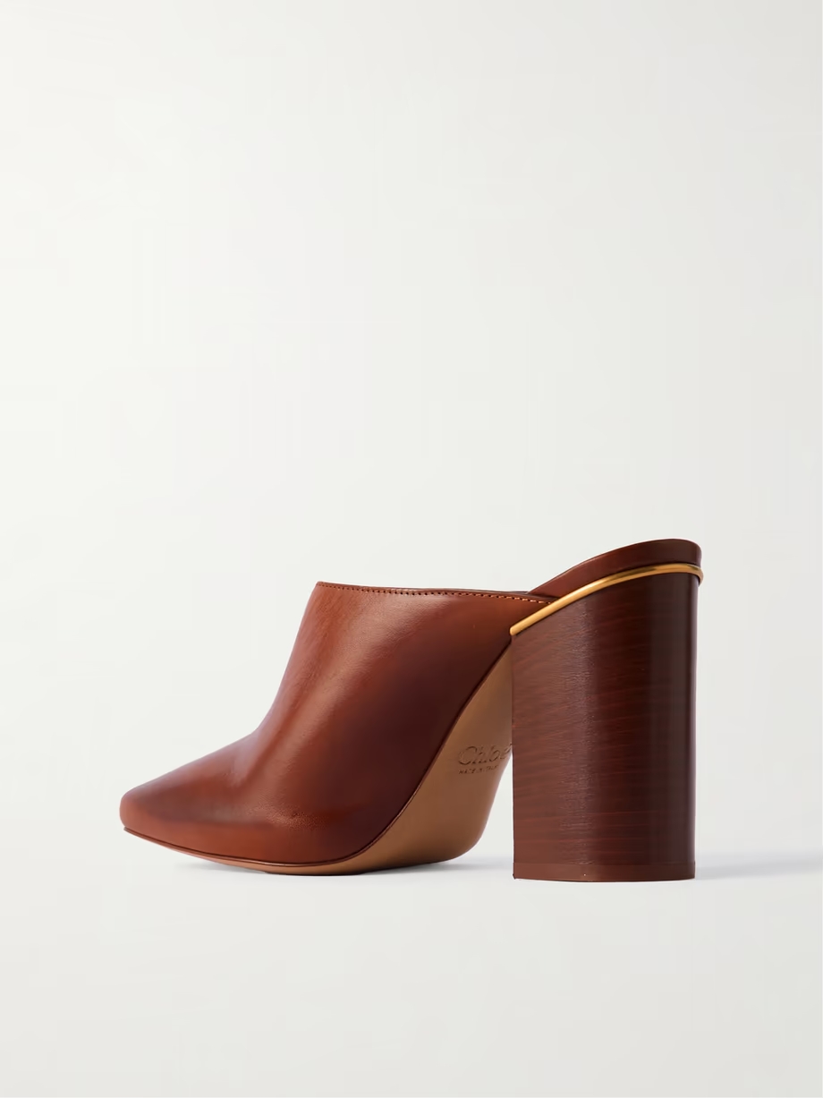 Ambre leather mules Ambre leather mules