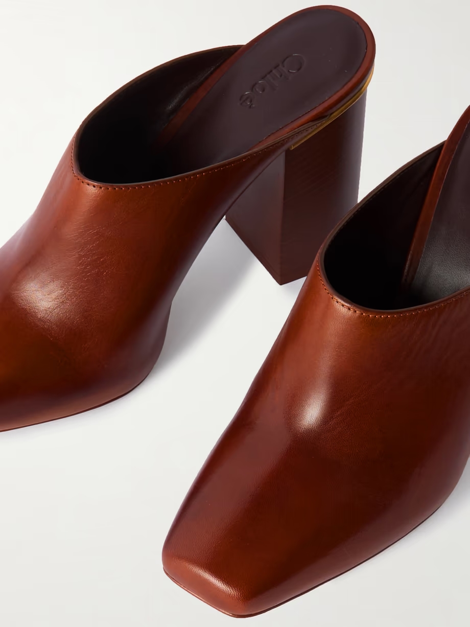 Ambre leather mules Ambre leather mules