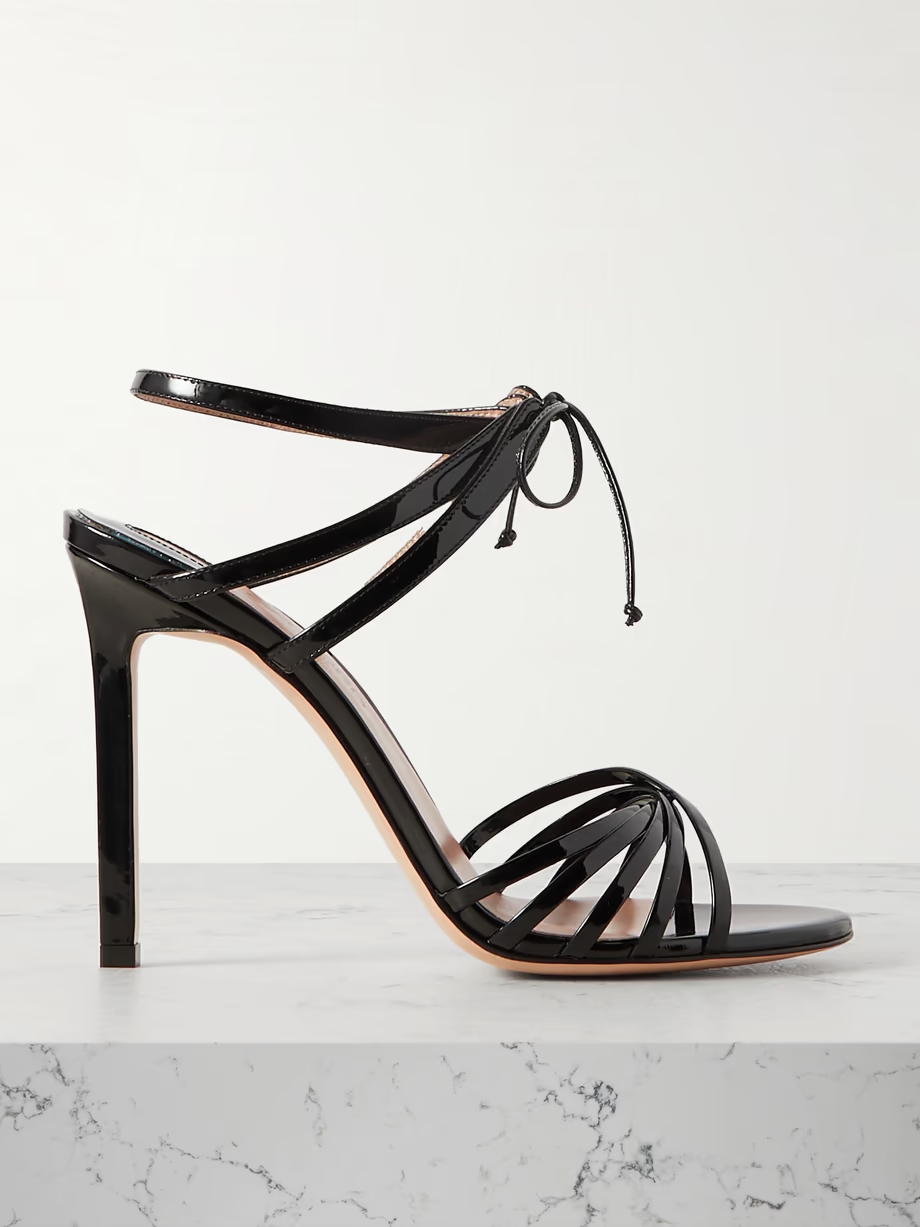Patent-leather sandals Patent-leather sandals