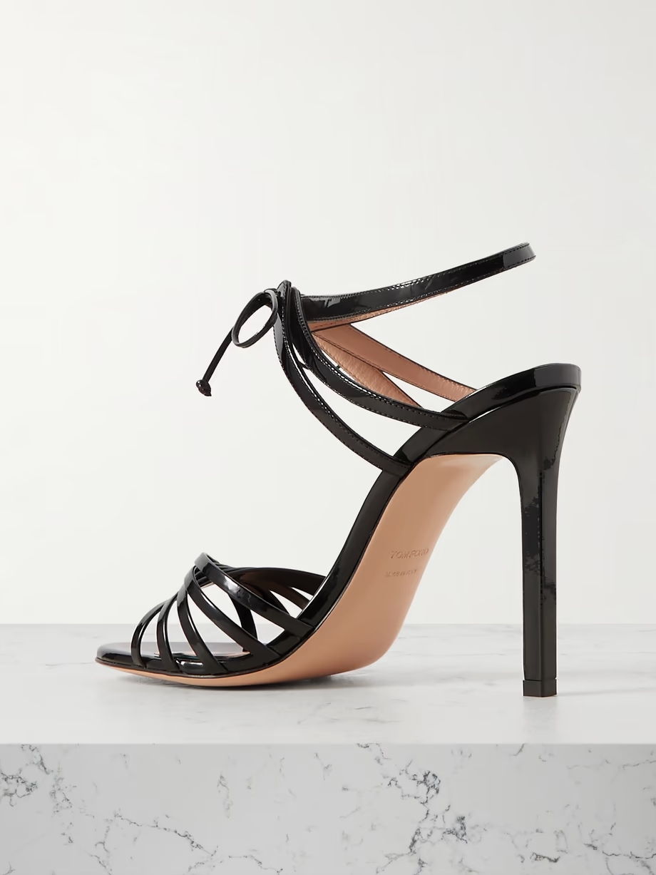 Patent-leather sandals Patent-leather sandals