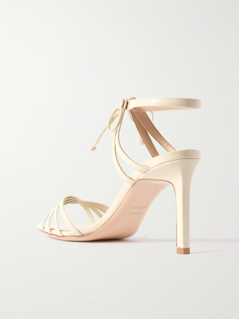 Patent-leather sandals Patent-leather sandals