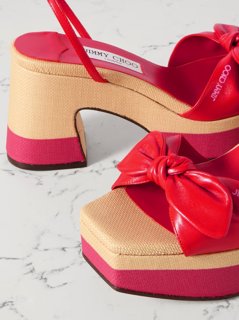 Ricia leather platform sandals Ricia leather platform sandals
