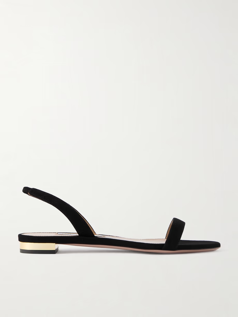 So Nude suede slingback sandals So Nude suede slingback sandals