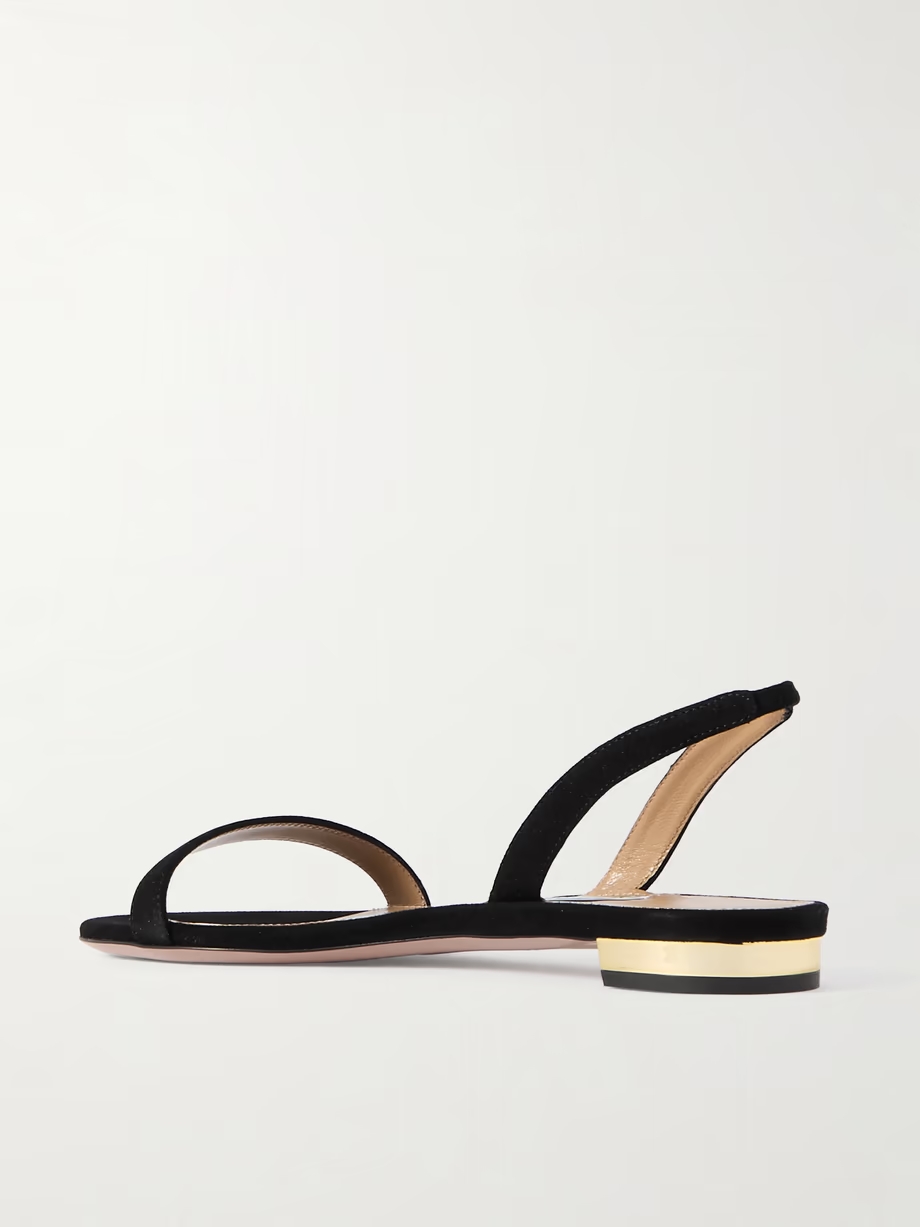 So Nude suede slingback sandals So Nude suede slingback sandals