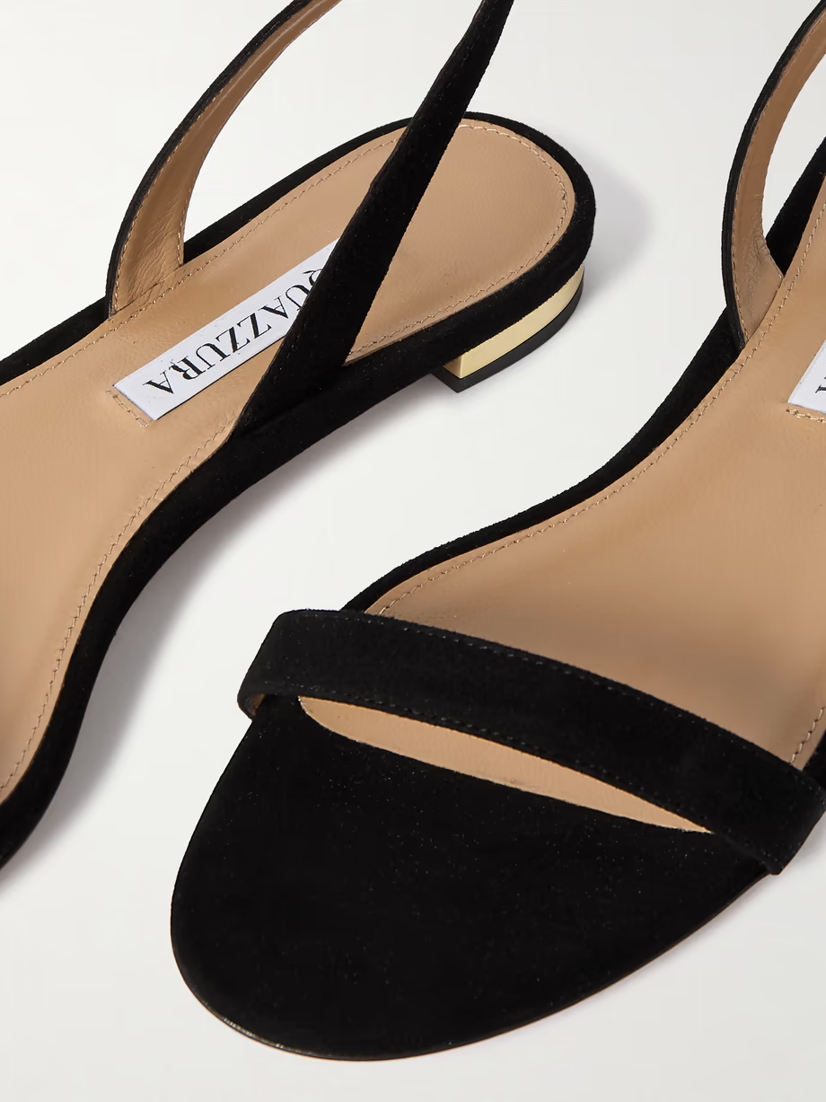 So Nude suede slingback sandals So Nude suede slingback sandals