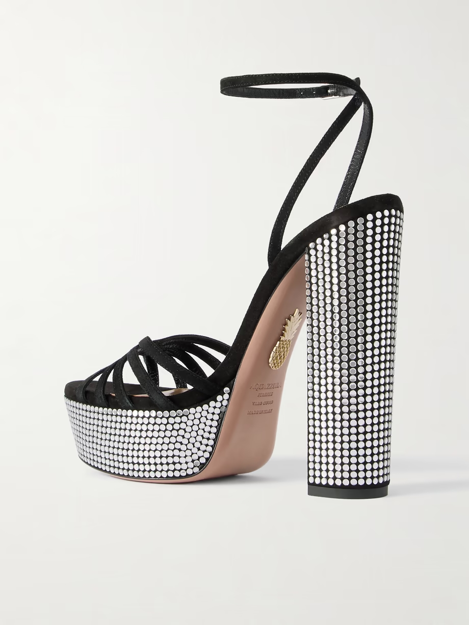 Night Fever 140 suede platform sandals Night Fever 140 suede platform sandals