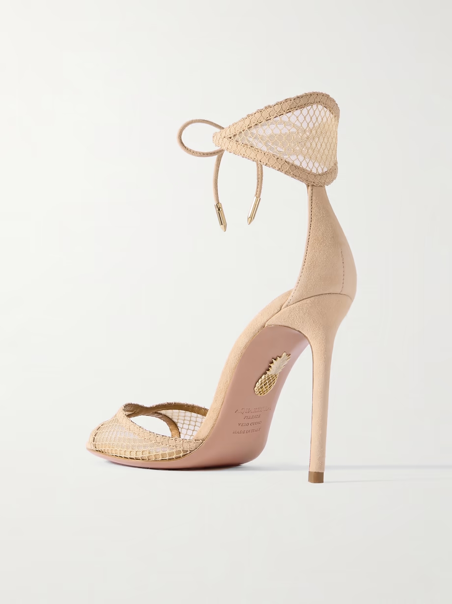 Wicked 105 suede and mesh sandals Wicked 105 suede and mesh sandals