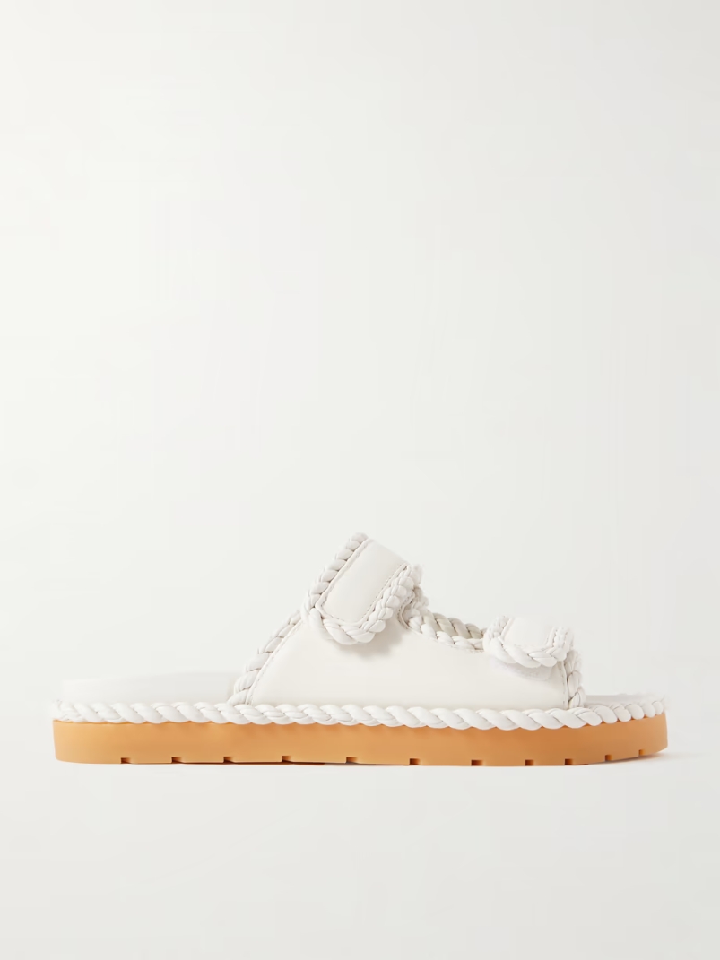 Jack braided leather slides Jack braided leather slides