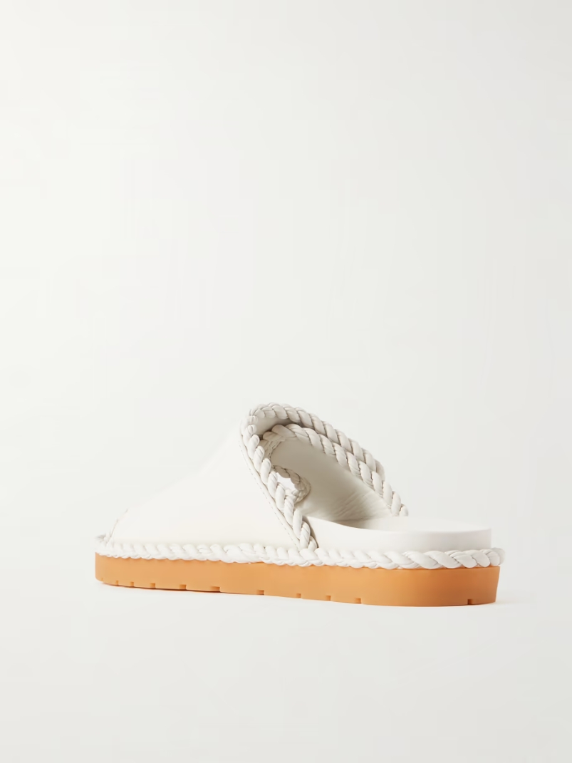Jack braided leather slides Jack braided leather slides