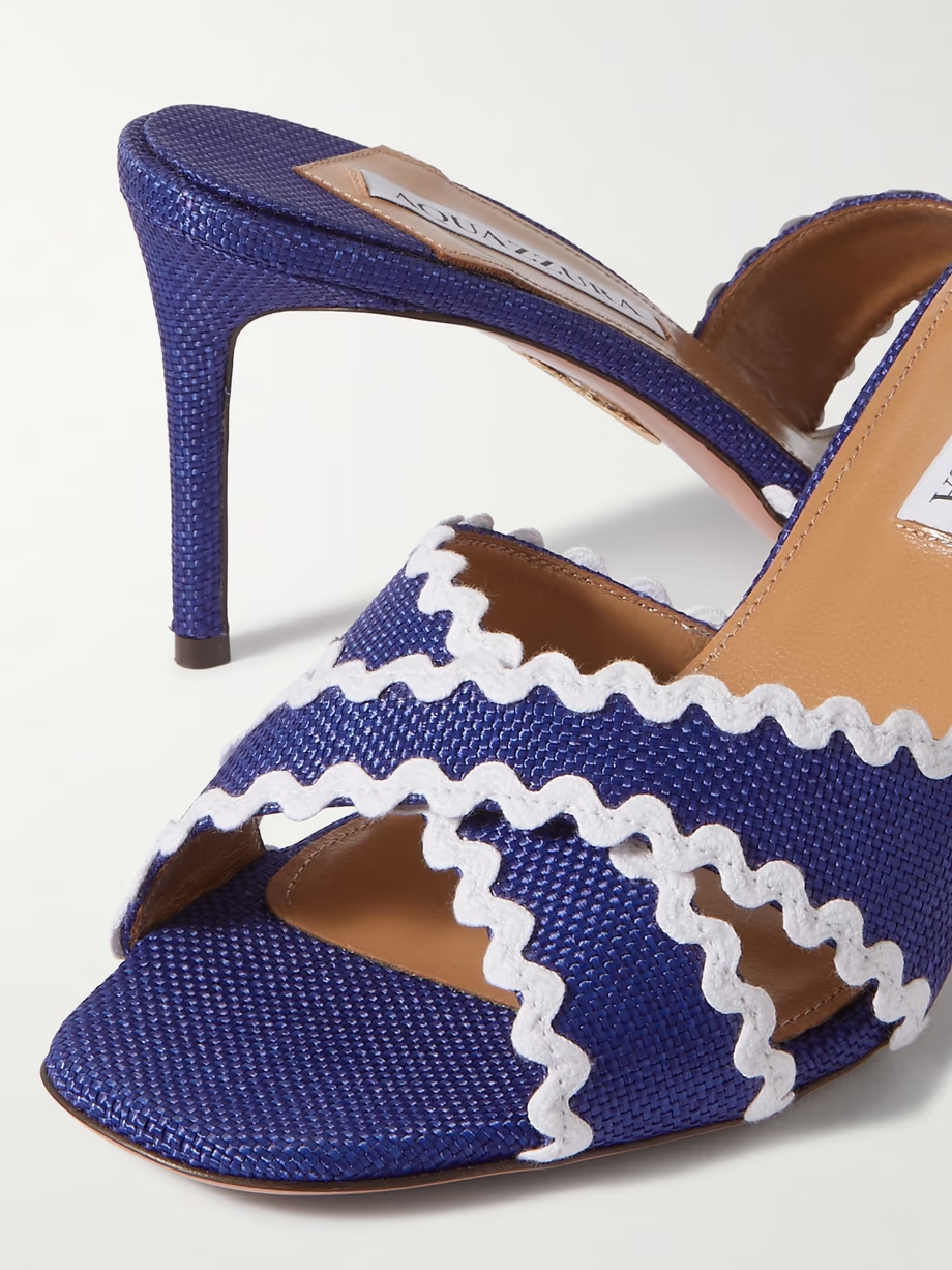 Ric Rac 75 raffia sandals Ric Rac 75 raffia sandals