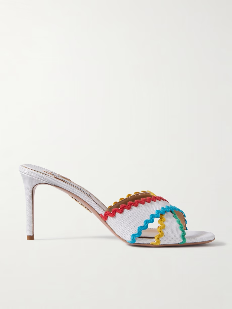 Ric Rac 75 raffia sandals Ric Rac 75 raffia sandals