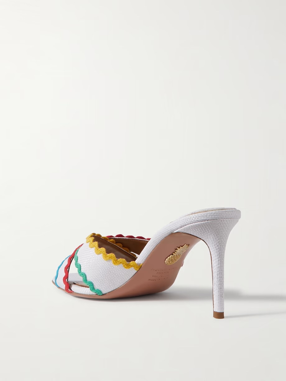 Ric Rac 75 raffia sandals Ric Rac 75 raffia sandals