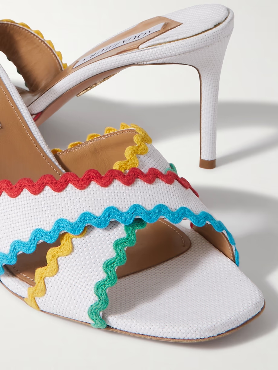 Ric Rac 75 raffia sandals Ric Rac 75 raffia sandals