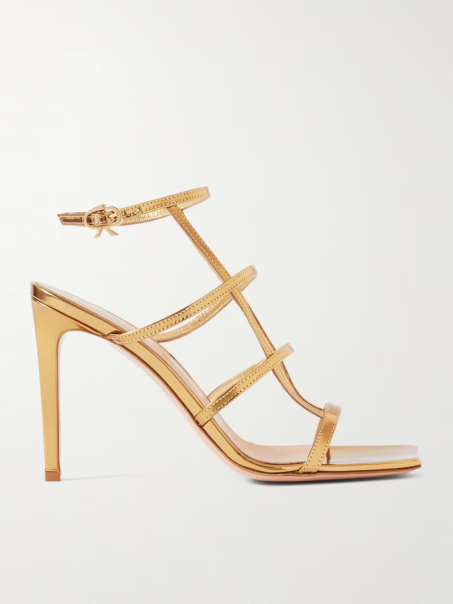 95 metallic leather sandals 95 metallic leather sandals