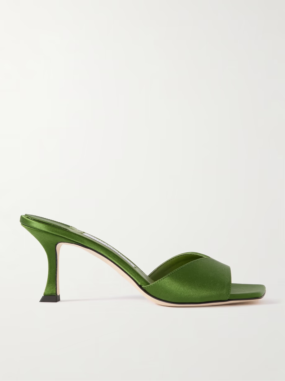 Skye 70 satin mules Skye 70 satin mules