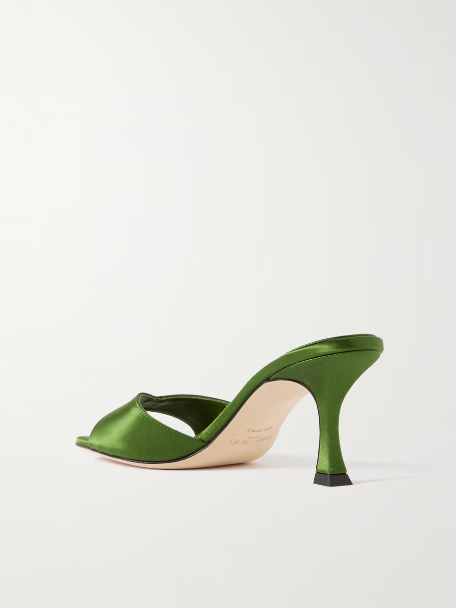 Skye 70 satin mules Skye 70 satin mules