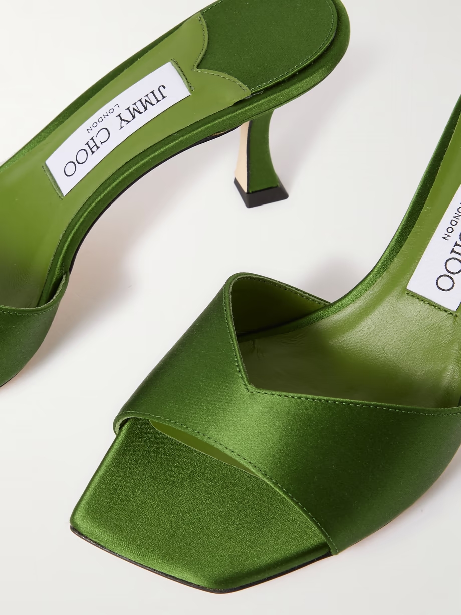 Skye 70 satin mules Skye 70 satin mules