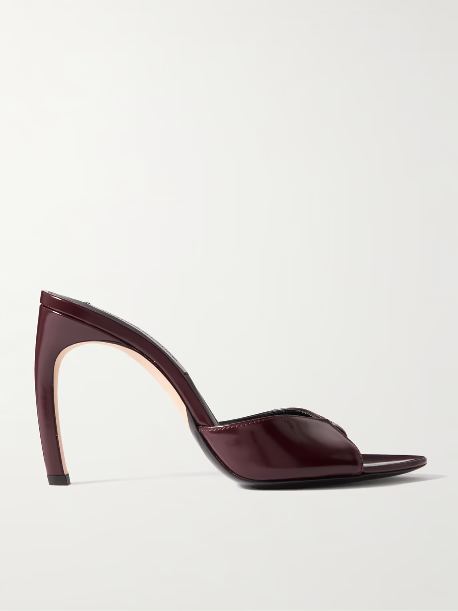 Brushed-leather sandals Brushed-leather sandals